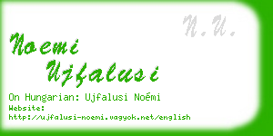noemi ujfalusi business card